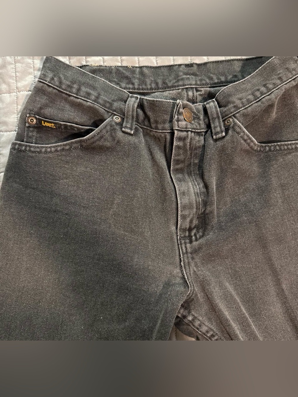 Lee Washed Black Denim Pants